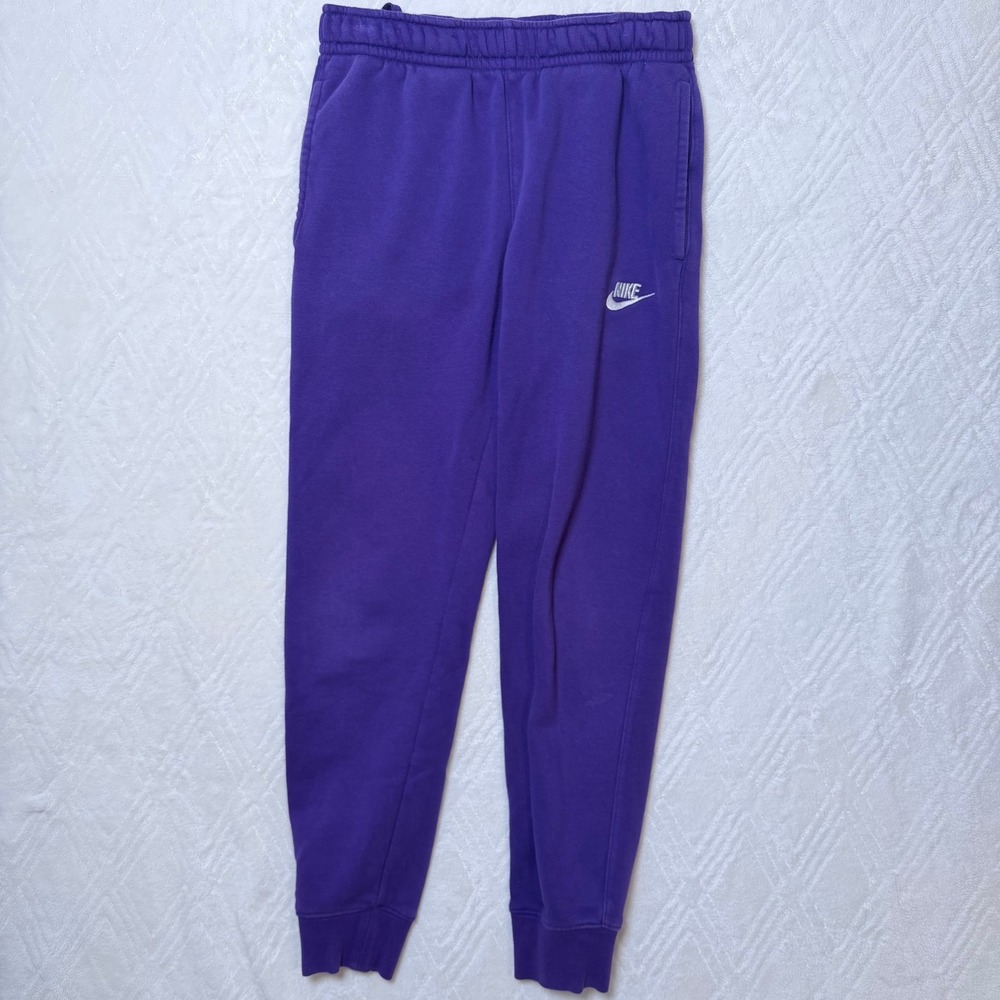 Athleisure Streetwear Nike Sportswear Purple Fleece Jogger Sweatpants Women's XS